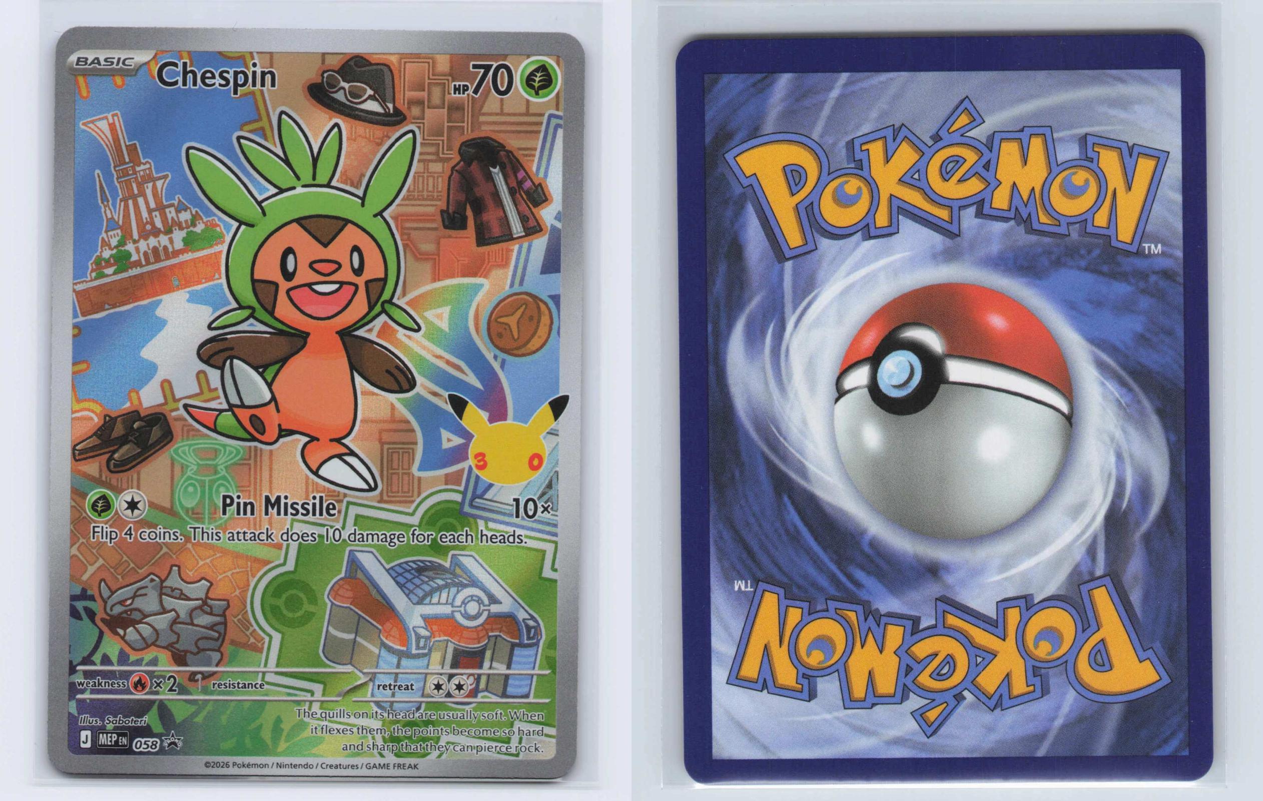 (#058) Chespin - Holo [First Partner Collection 2026]