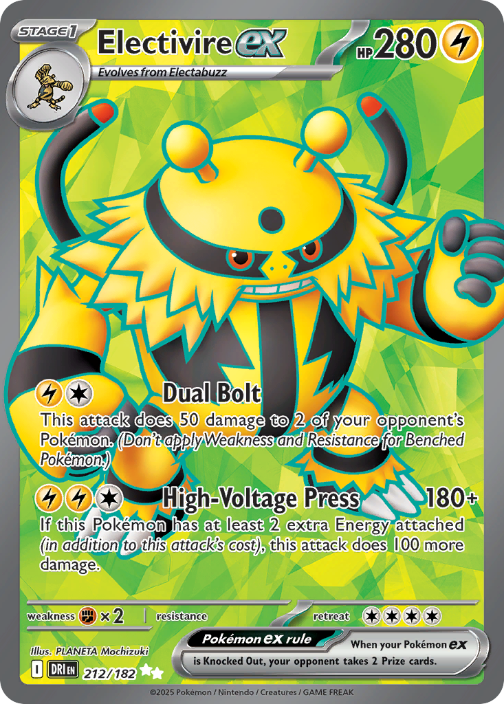 (#212/182) Electivire ex - Holo [Destined Rivals]