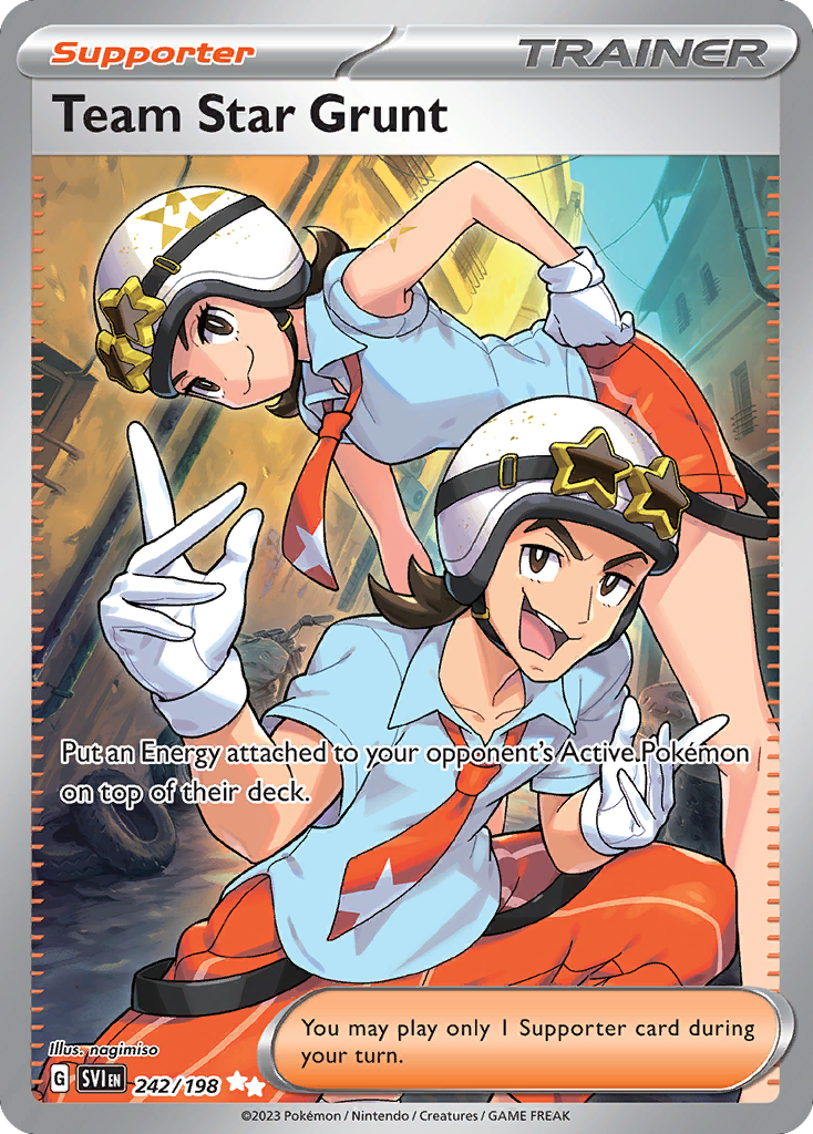(#242/198) Team Star Grunt - Holo [Scarlet & Violet]