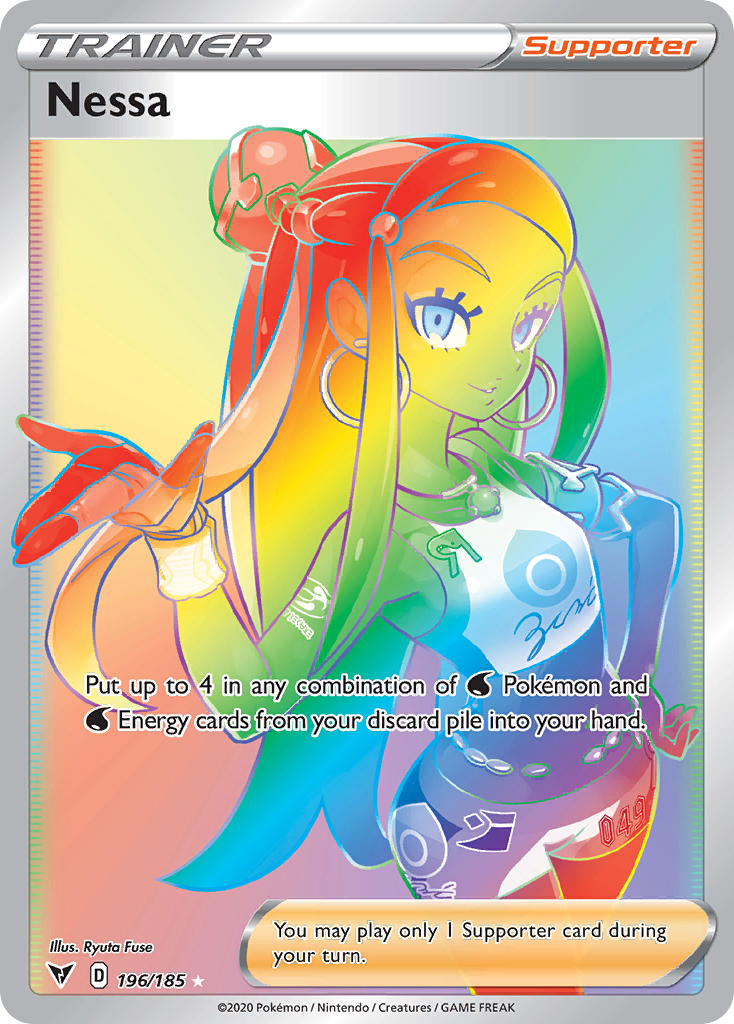 (#196/185) Nessa - Holo [Vivid Voltage]