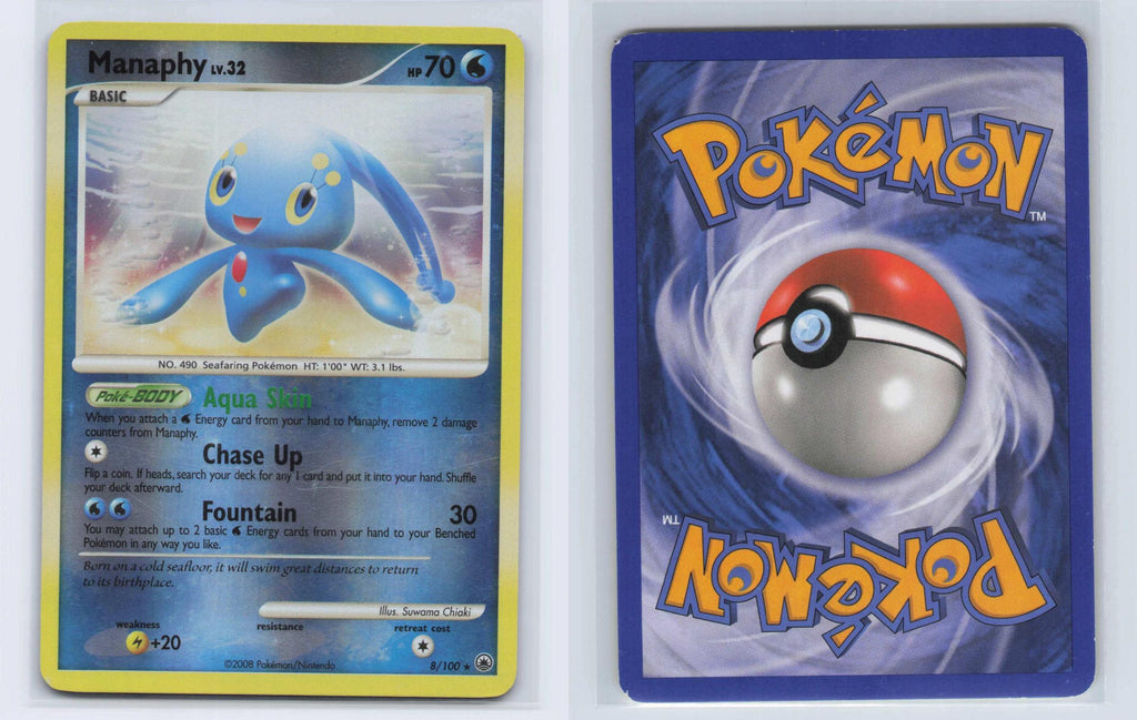 (#8/100) Manaphy - Reverse Holo [Majestic Dawn]