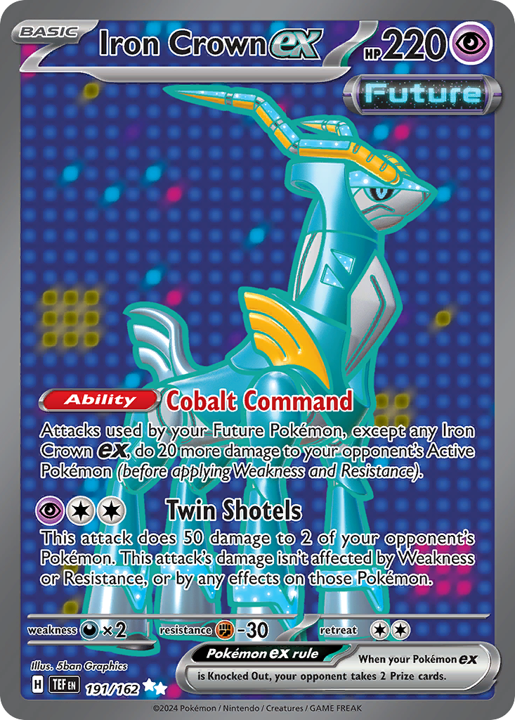 (#191/162) Iron Crown ex - Holo [Temporal Forces]