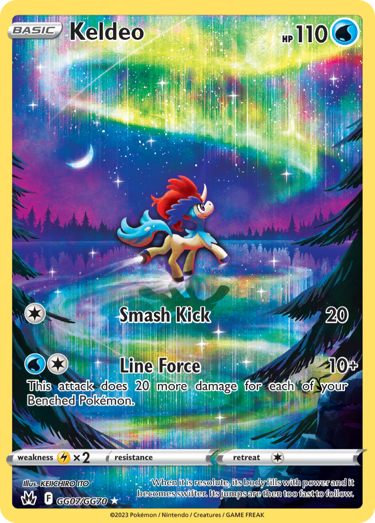 (#GG07/GG70) Keldeo - Holo [Crown Zenith Galarian Gallery]