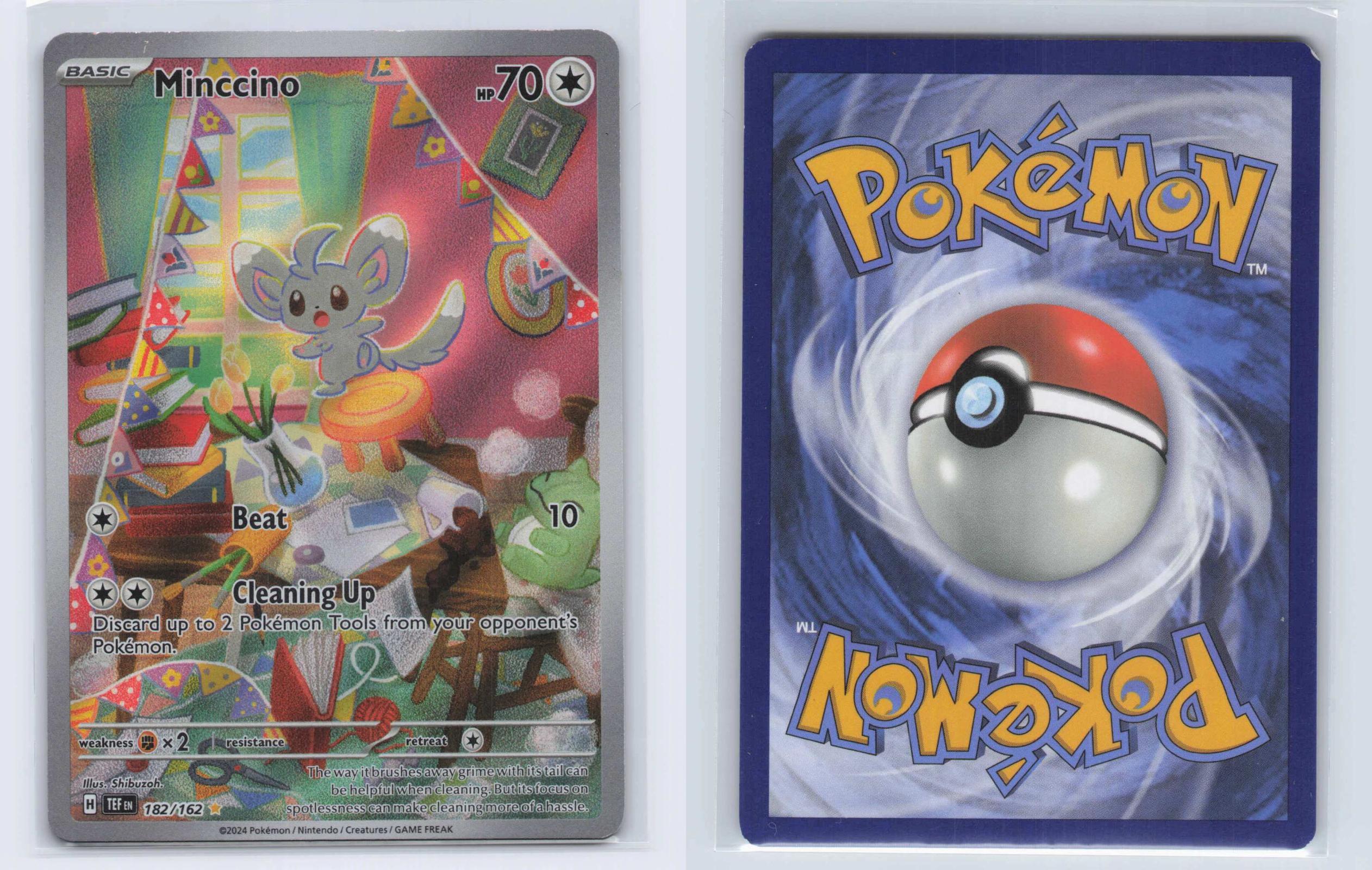 (#182/162) Minccino - Holo [Temporal Forces]