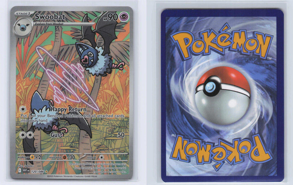 (#120/086) Swoobat - Holo [White Flare]