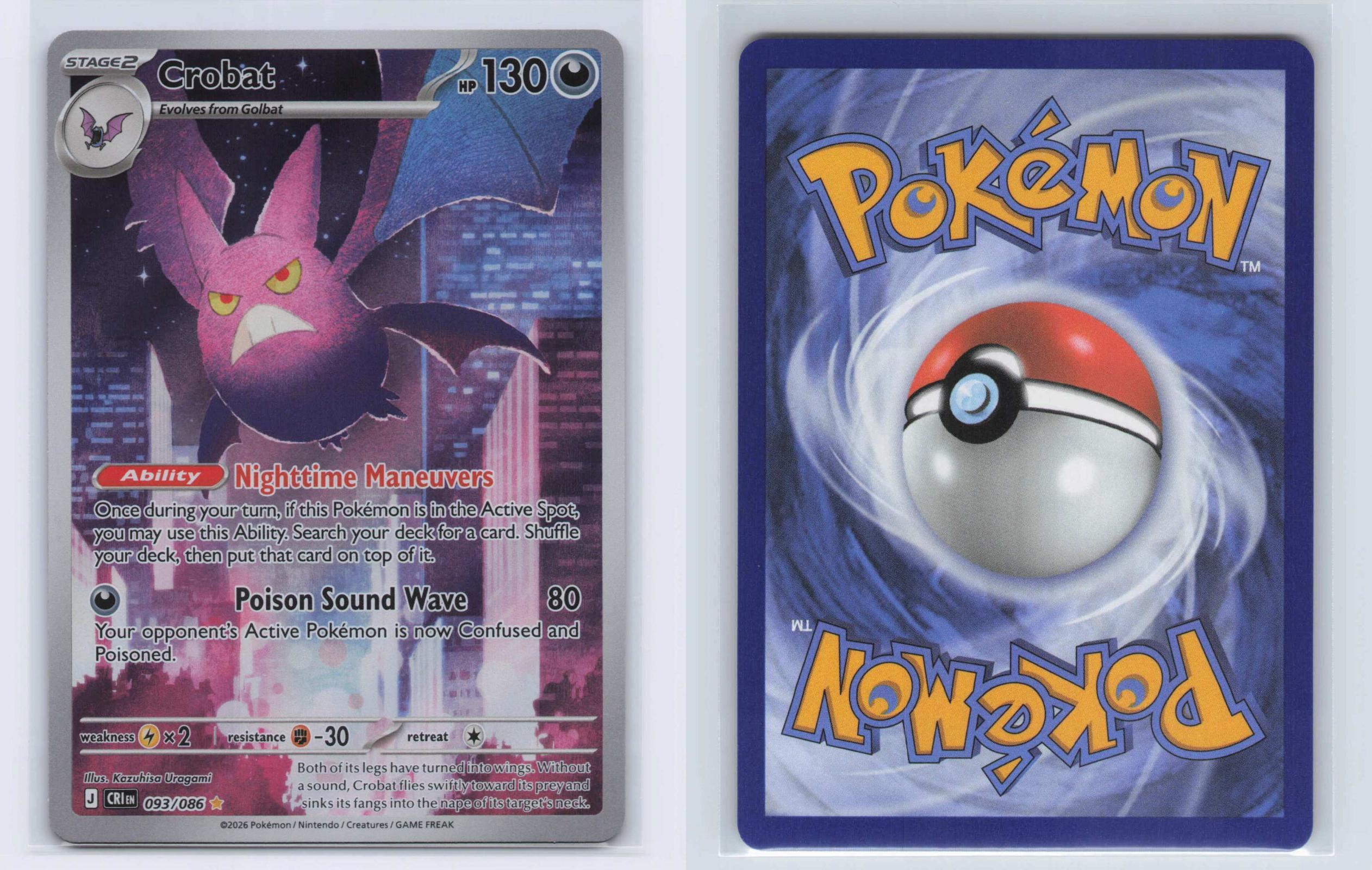(#093/086) Crobat - Holo [Chaos Rising]