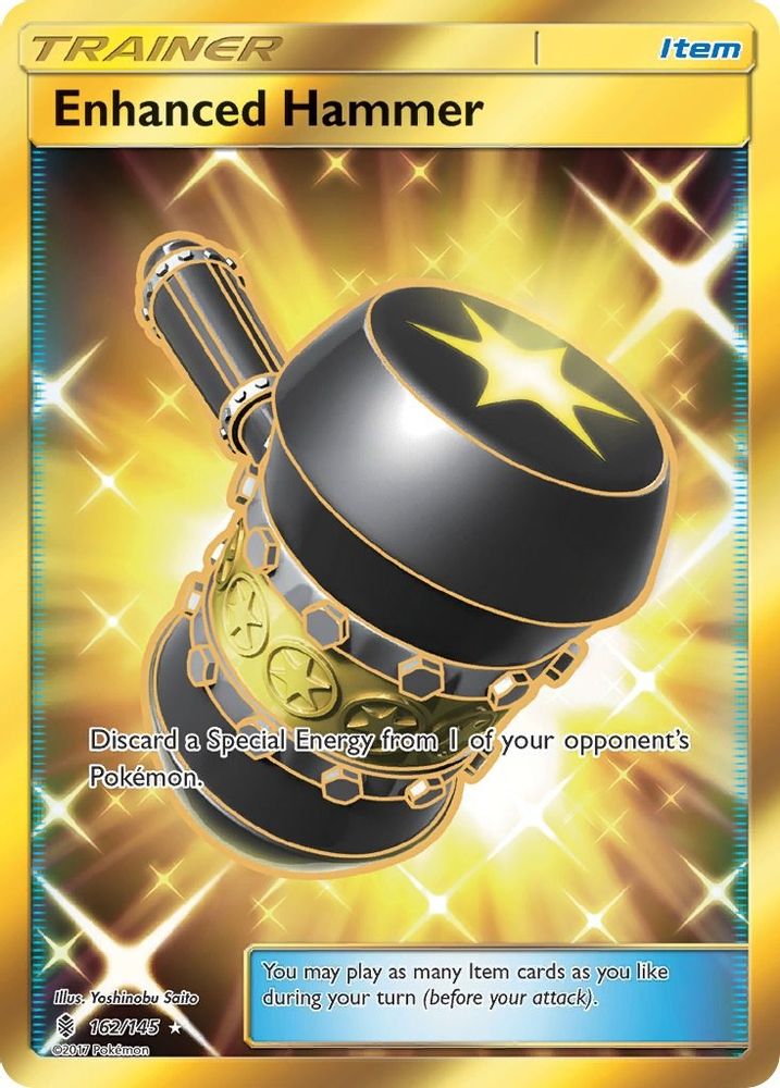 (#162/145) Enhanced Hammer (Secret) - Holo [Guardians Rising]