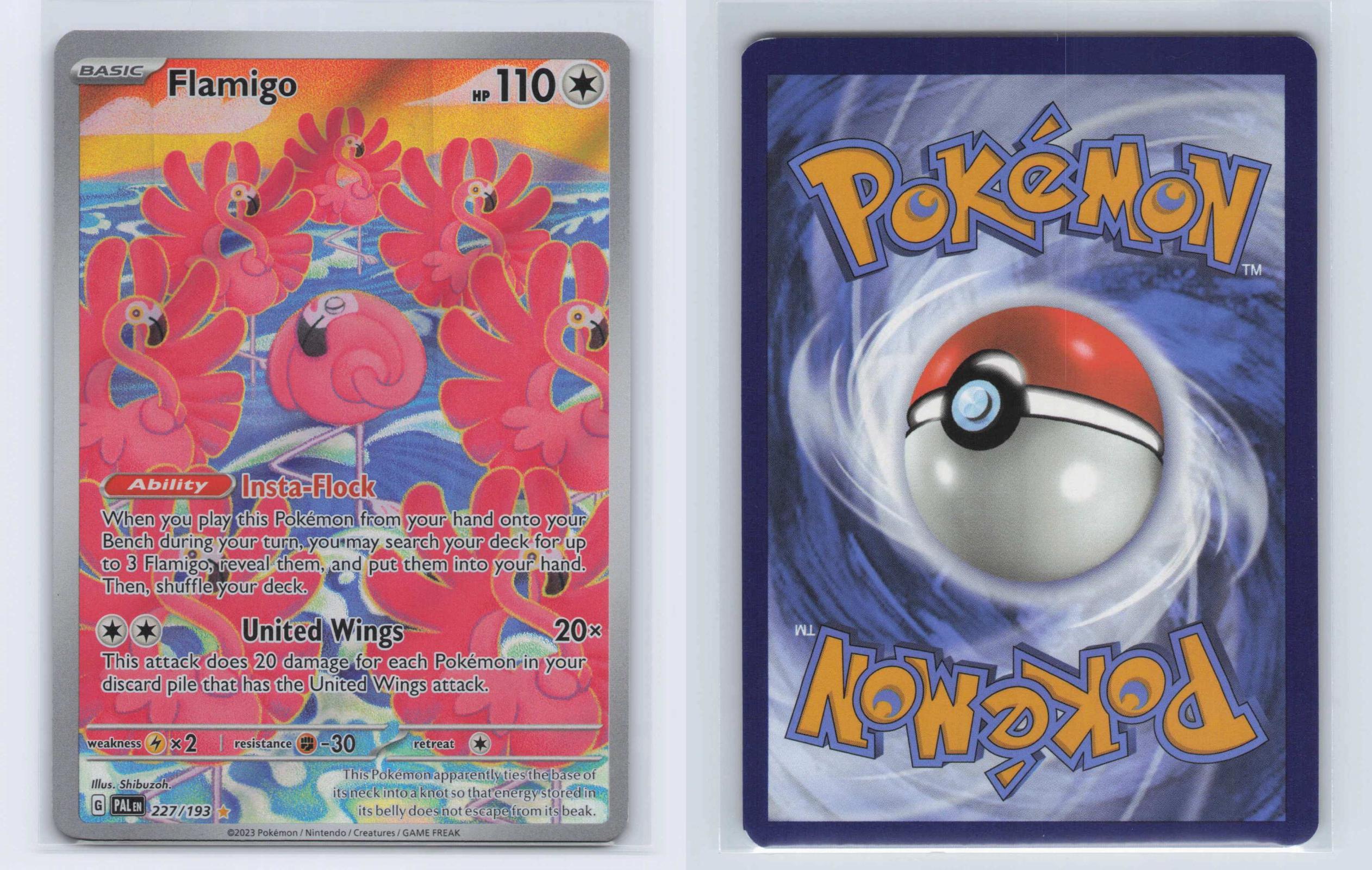 (#227/193) Flamigo - Holo [Paldea Evolved]