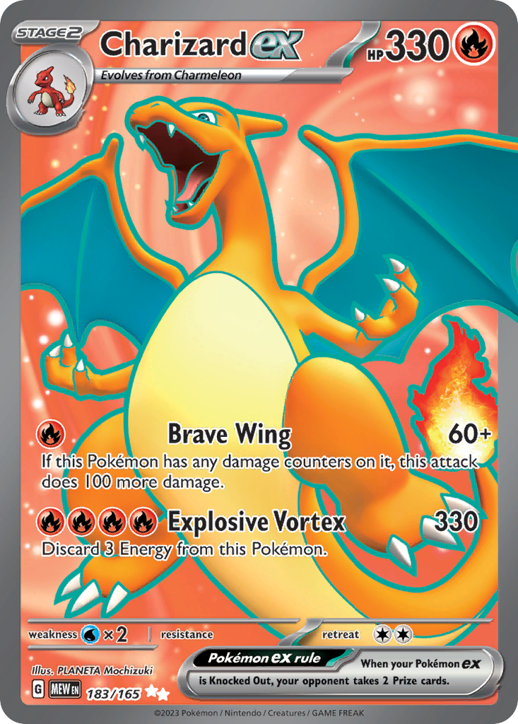 (#183/165) Charizard ex - Holo [151]