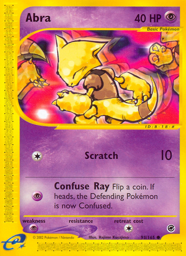 (#93/165) Abra - Normal [Expedition Base Set]