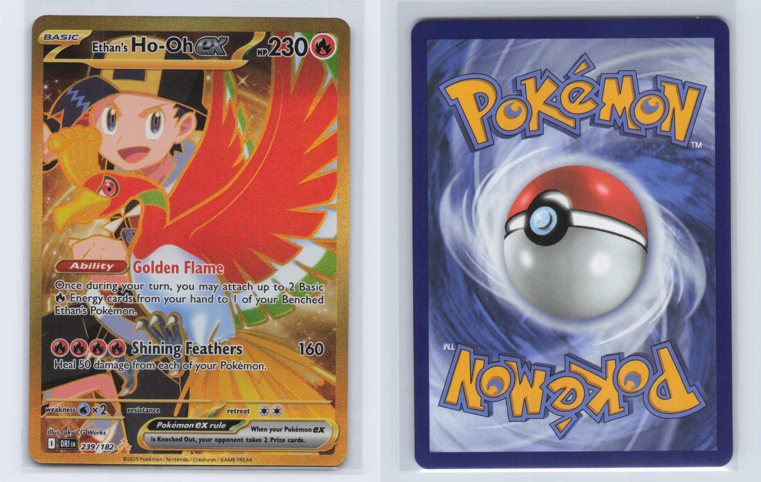 (#239/182) Ethan's Ho-Oh ex - Holo [Destined Rivals]