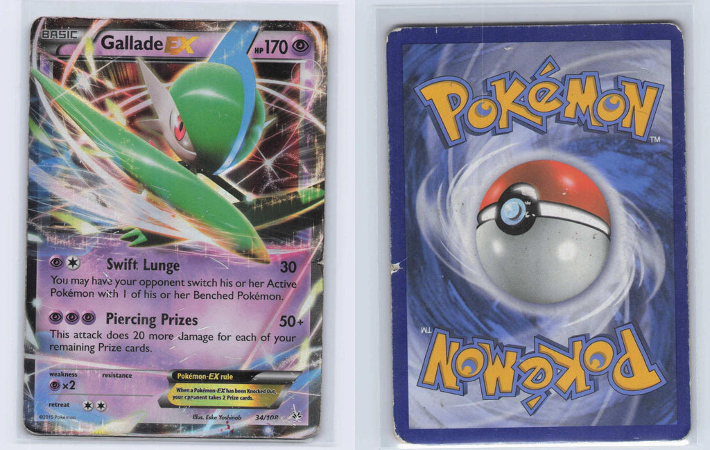 (#34/108) Gallade EX - Holo [Roaring Skies]