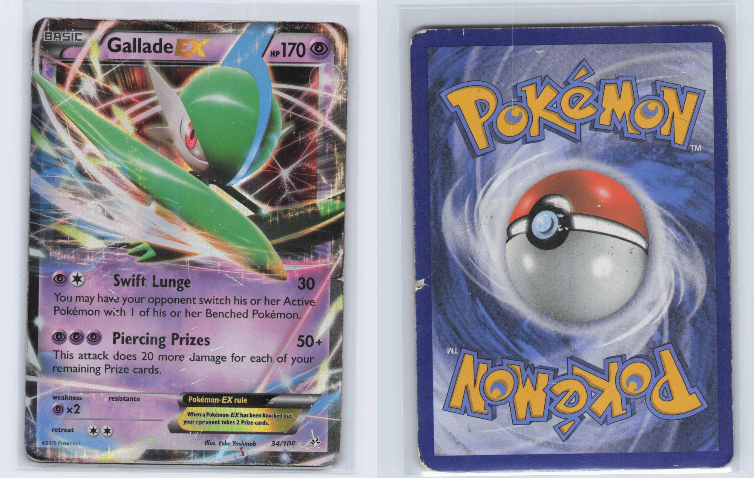 (#34/108) Gallade EX - Holo [Roaring Skies]