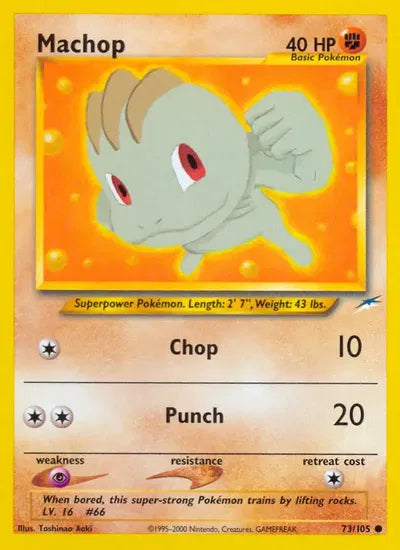 (#73/105) Machop - Unlimited [Neo Destiny]