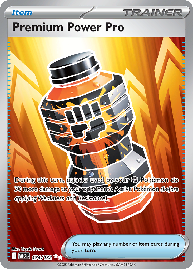 (#174/132) Premium Power Pro - Holo [Mega Evolution]
