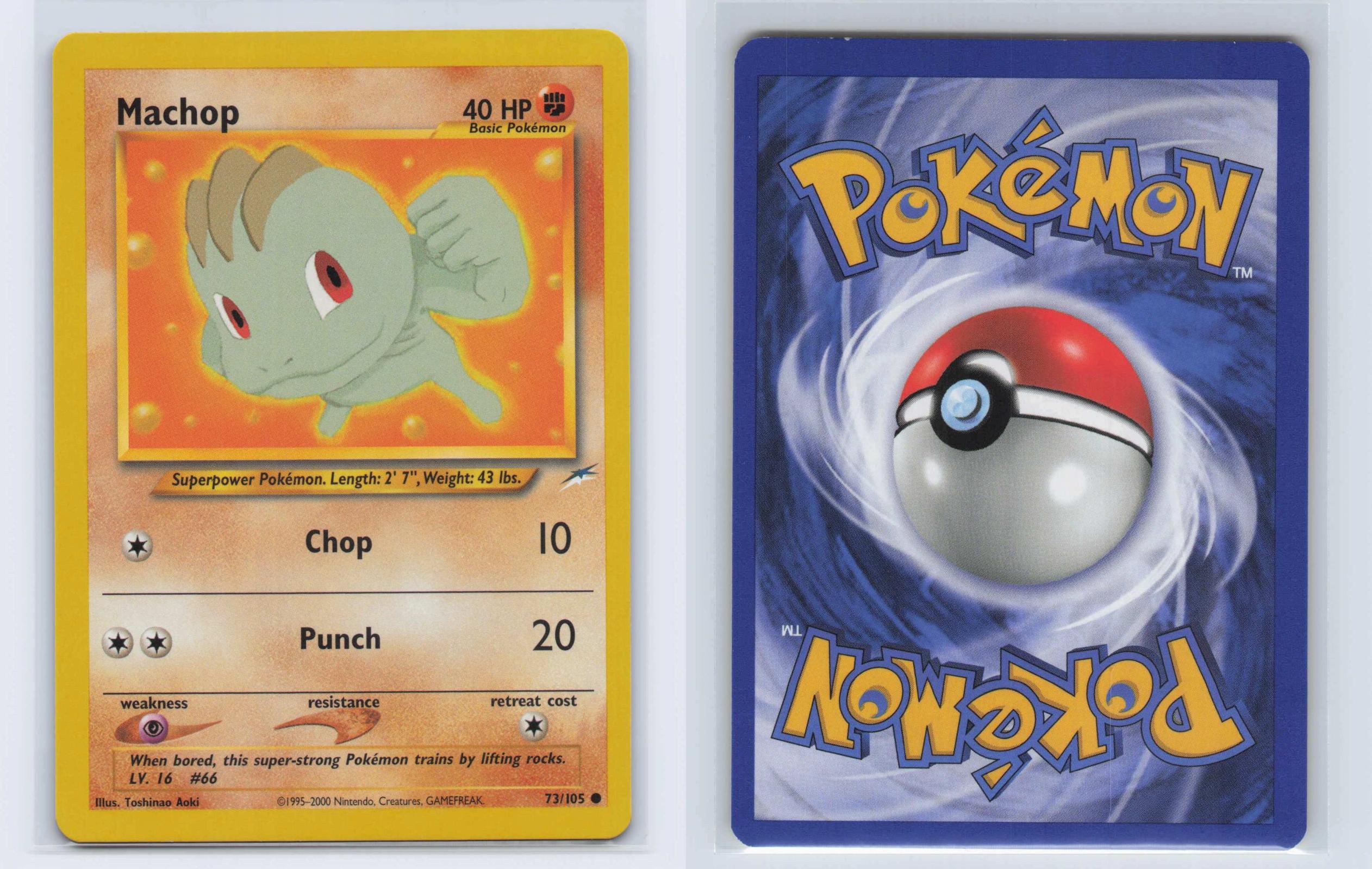 (#73/105) Machop - Unlimited [Neo Destiny]