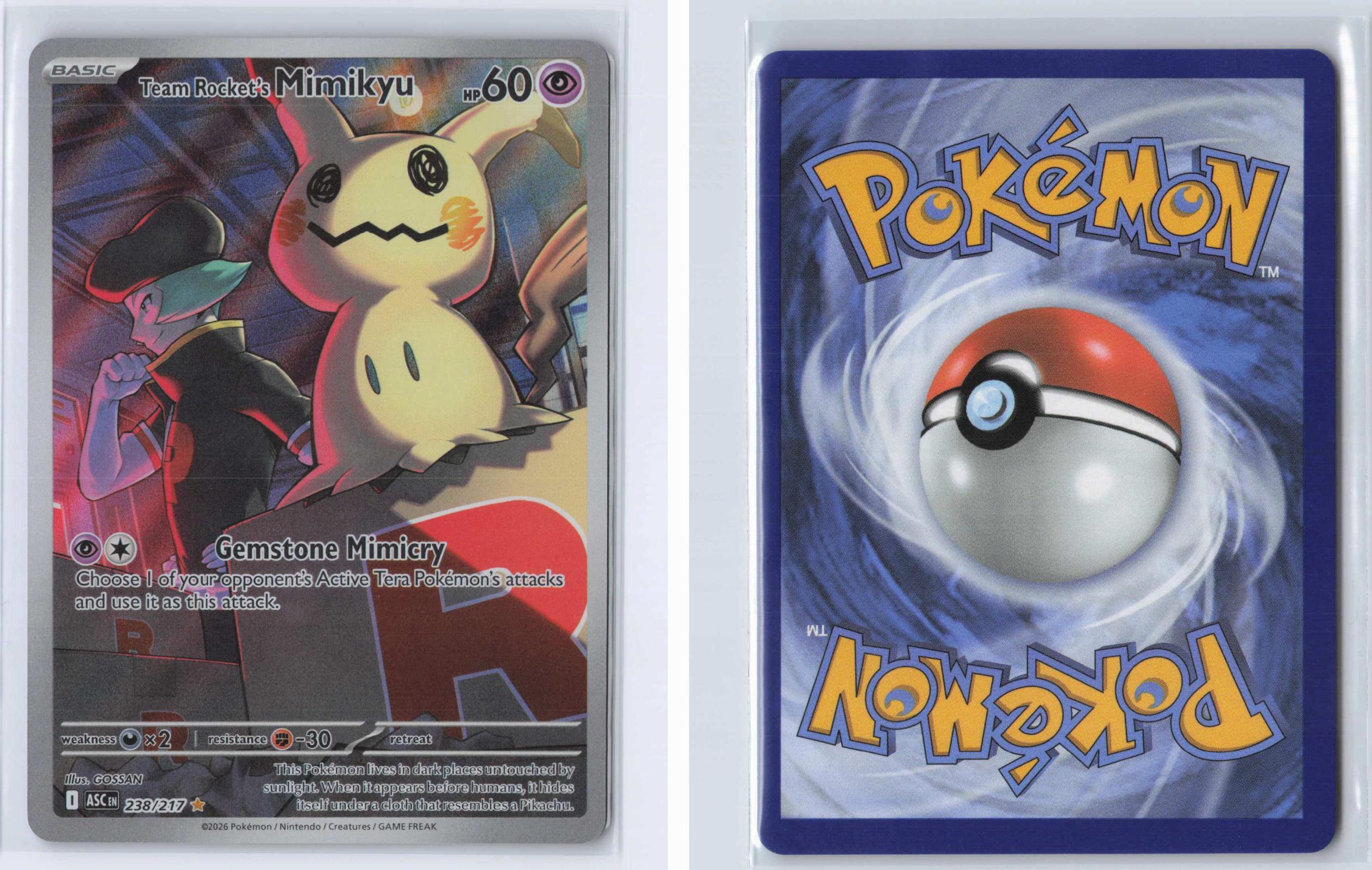 (#238/217) Team Rocket's Mimikyu - Holo [Ascended Heroes]