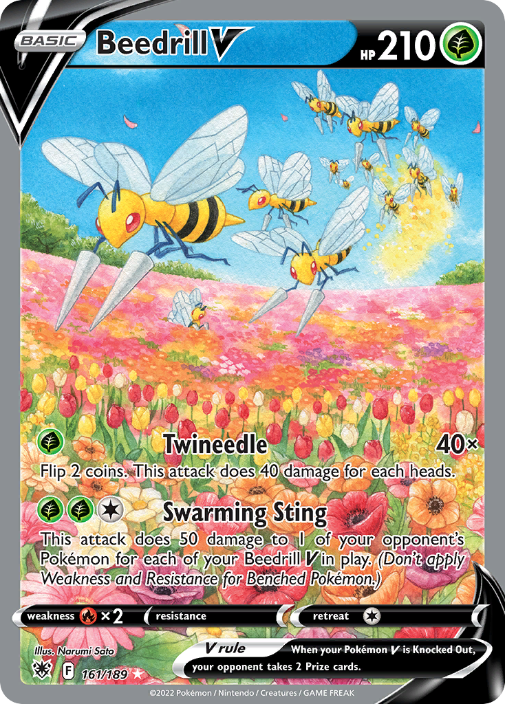 (#161/189) Beedrill V - Holo [Astral Radiance]