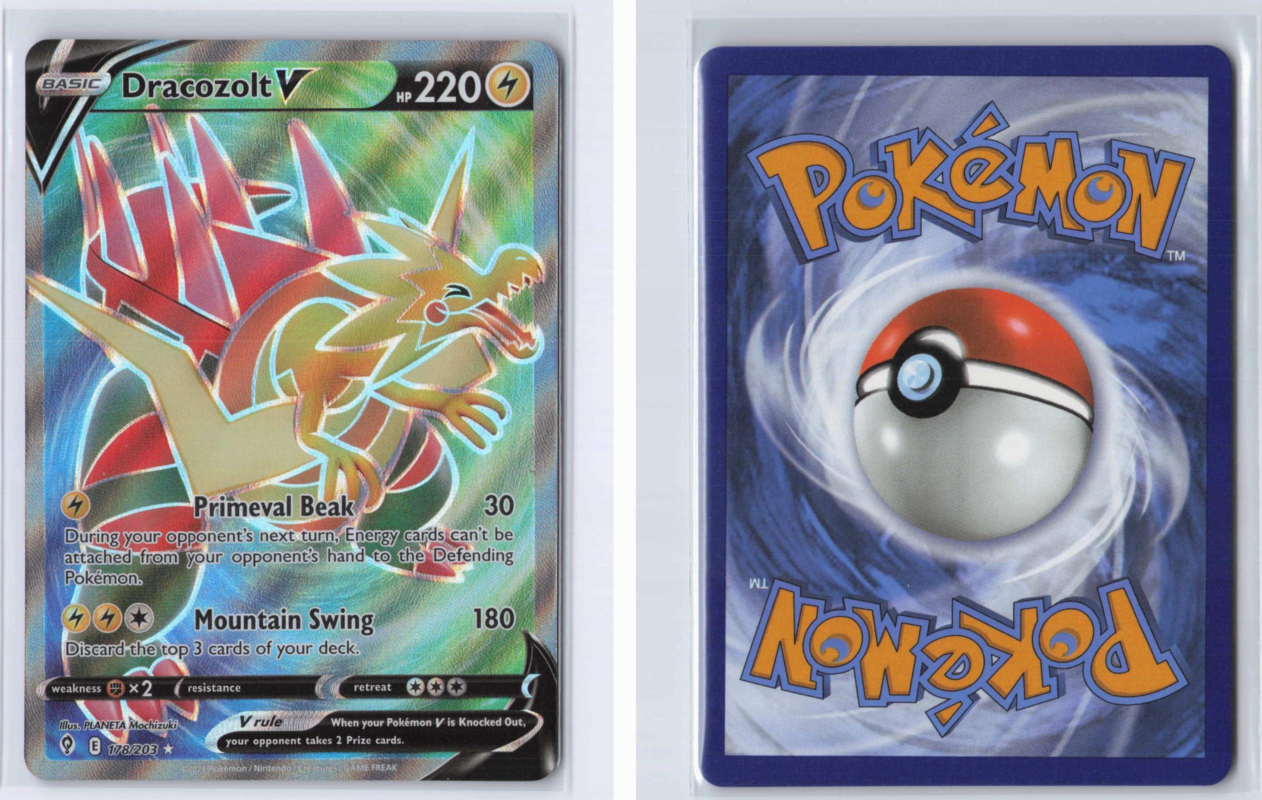 (#178/203) Dracozolt V - Holo [Evolving Skies]