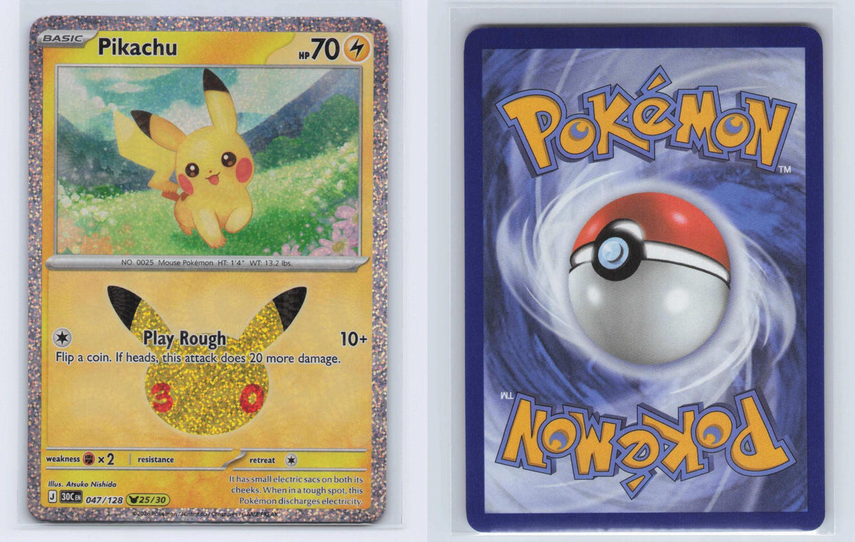 (#047/128) Pikachu - Holo [ME: 30th Celebration]