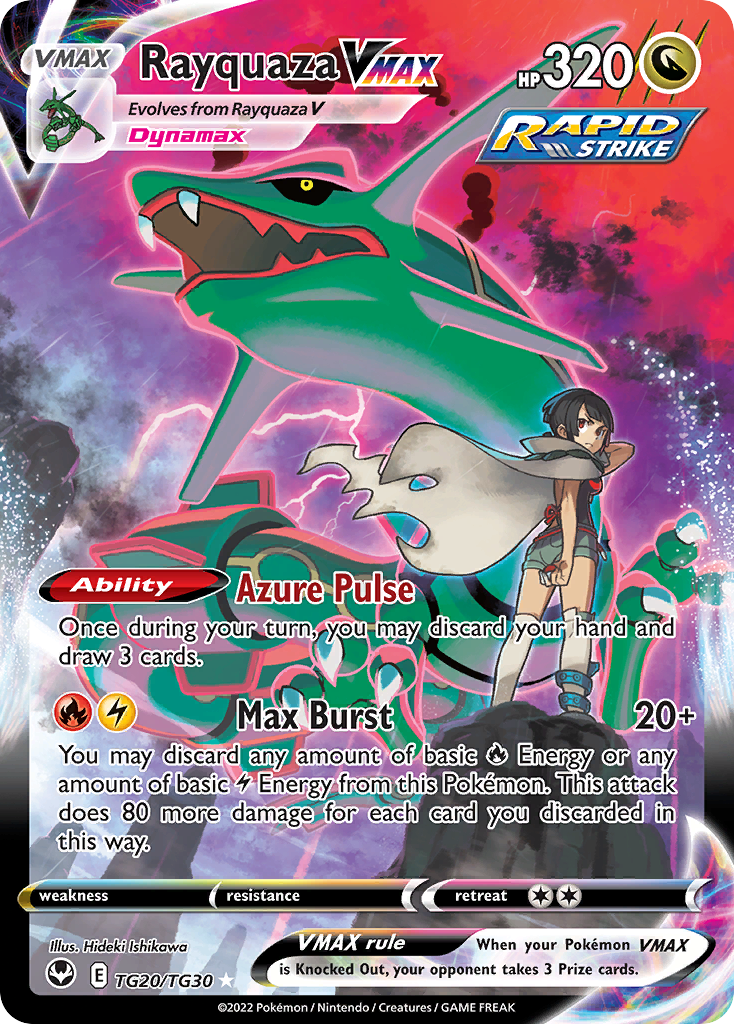 (#TG20/TG30) Rayquaza VMAX - Holo [Silver Tempest Trainer Gallery]