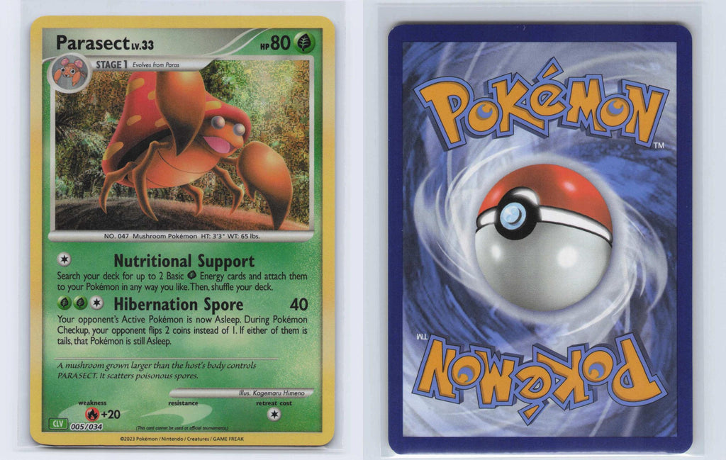 (#005/034) Parasect - Holo [Trading Card Game Classic]