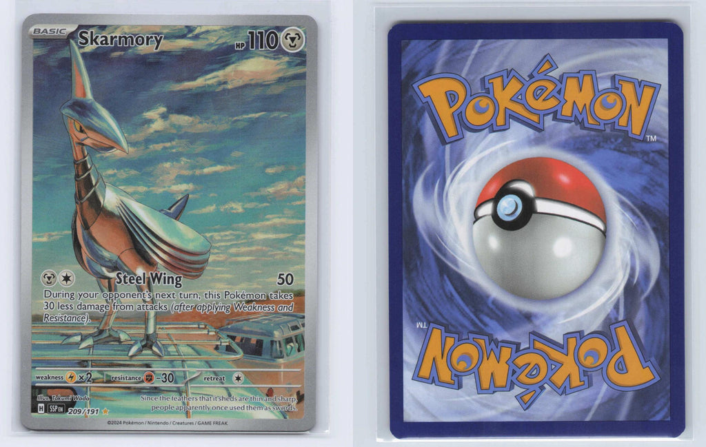 (#209/191) Skarmory - Holo [Surging Sparks]