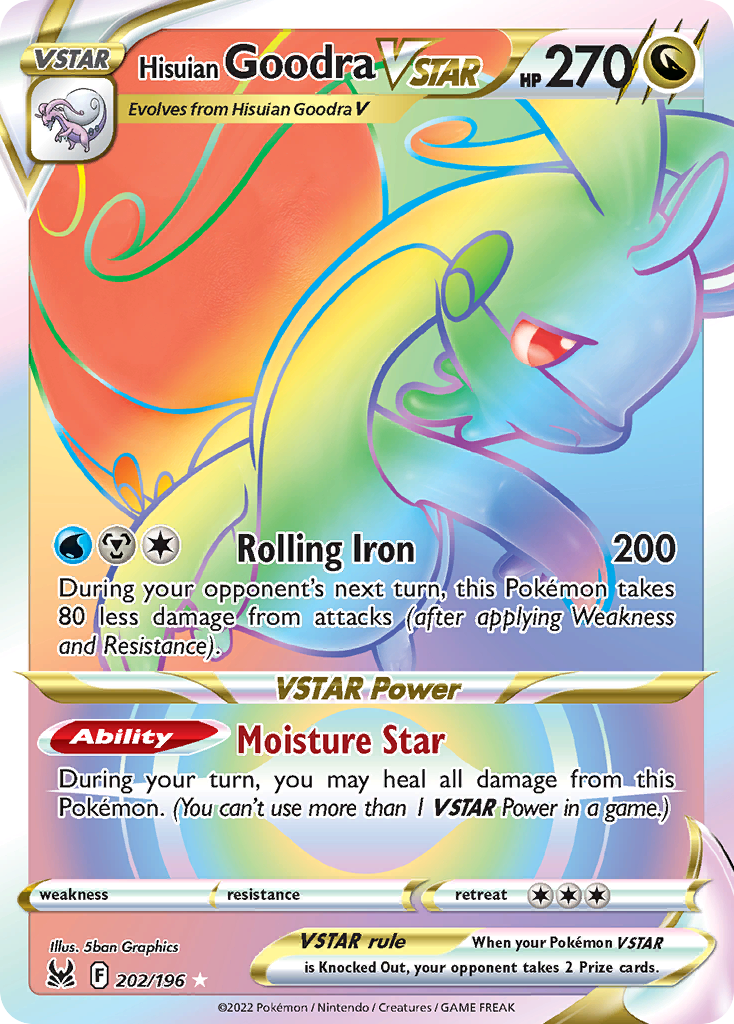 (#202/196) Hisuian Goodra VSTAR - Holo [Lost Origin]