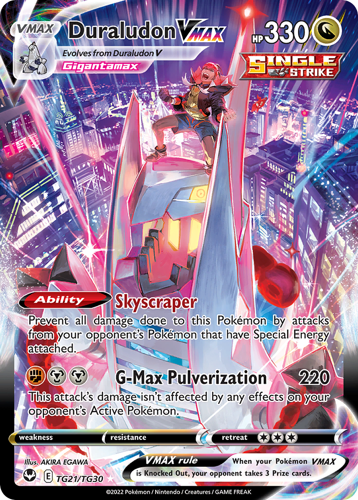 (#TG21/TG30) Duraludon VMAX - Holo [Silver Tempest Trainer Gallery]