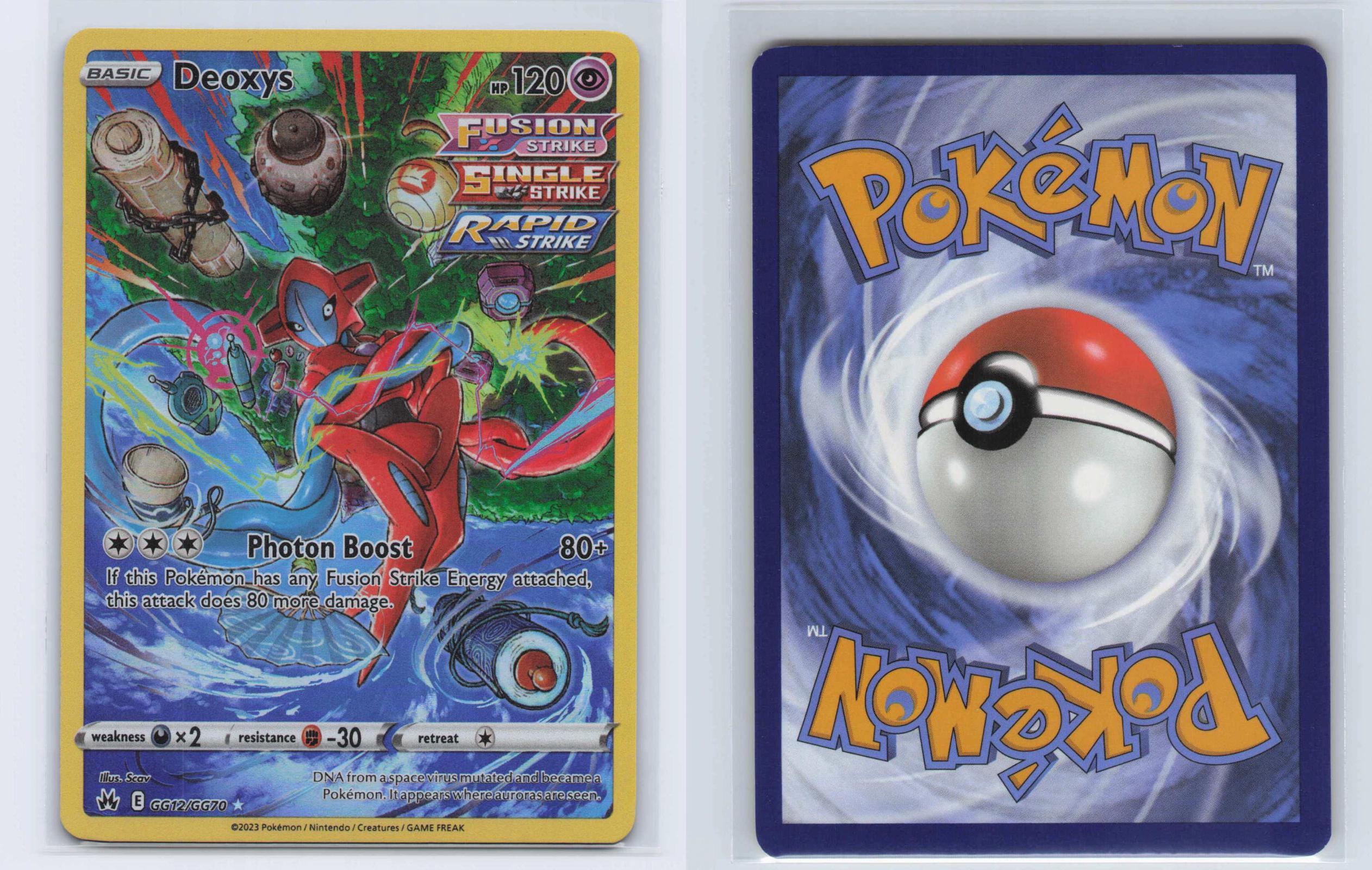 (#GG12/GG70) Deoxys - Holo [Crown Zenith Galarian Gallery]