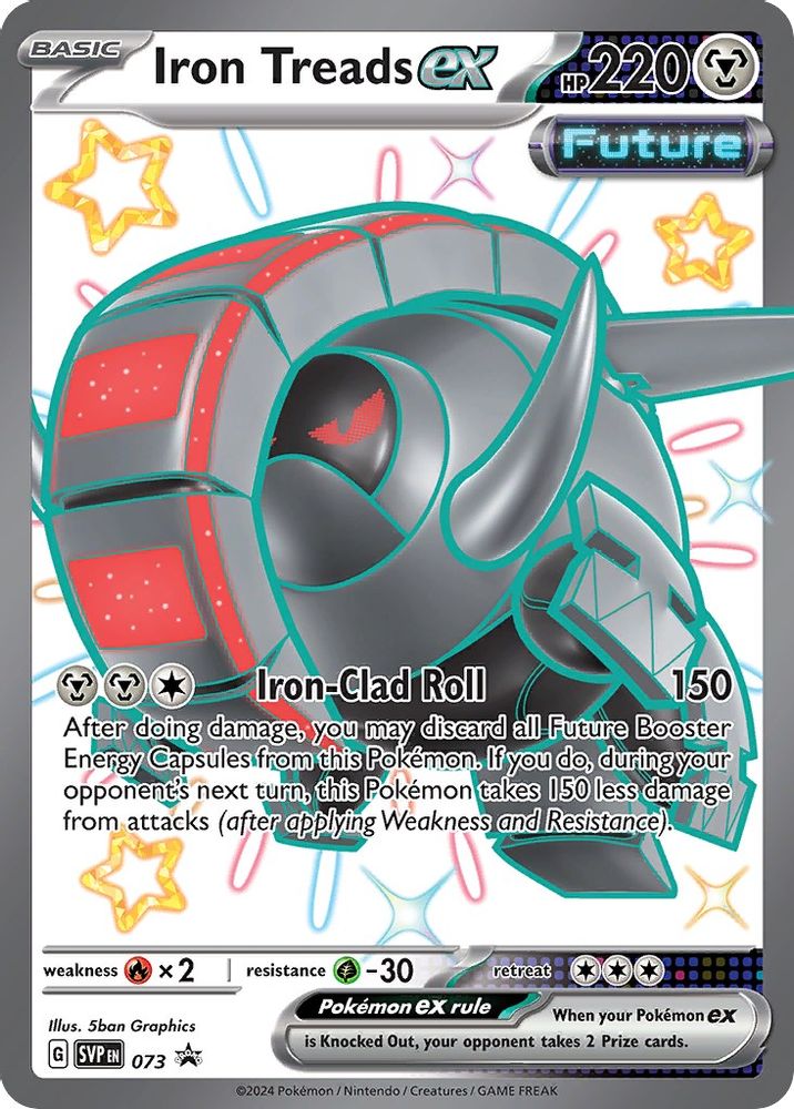 (#073) Iron Treads ex - Holo [Scarlet & Violet Promo]
