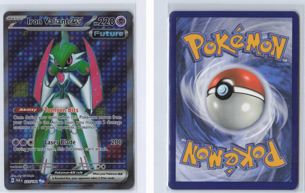 (#225/182) Iron Valiant ex - Holo [Paradox Rift]
