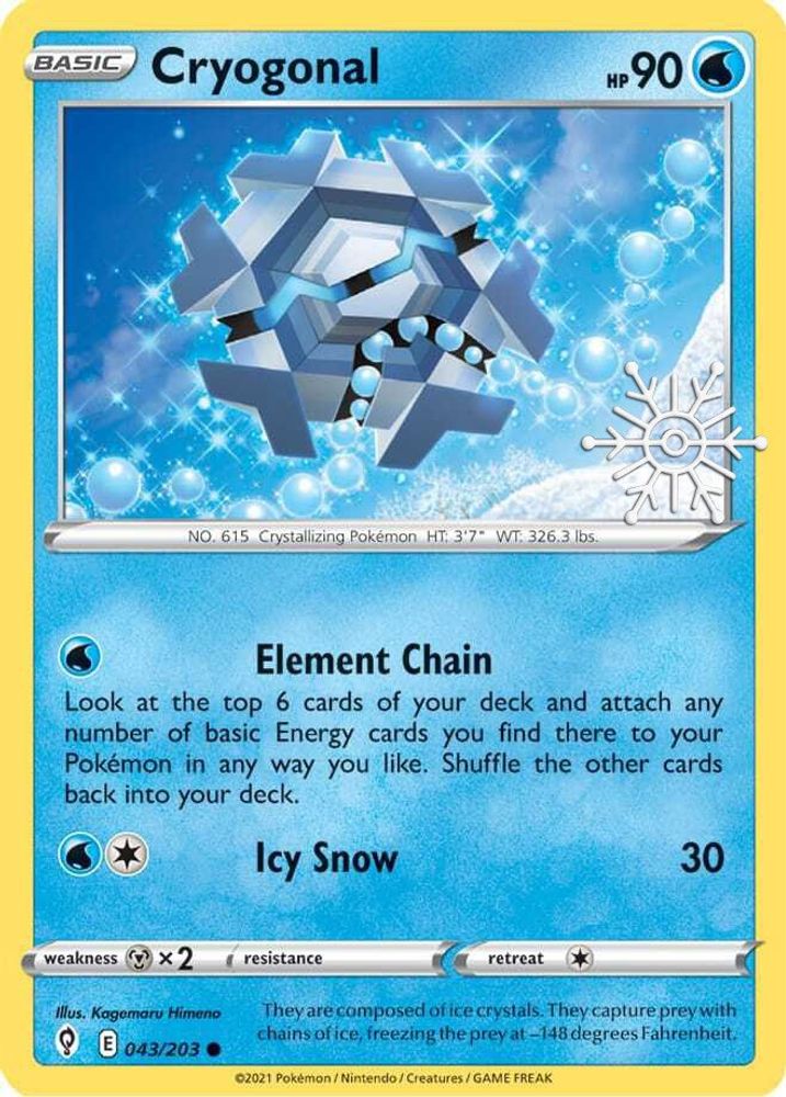 (#043/203) Cryogonal (Holiday Calendar) - Holo [Miscellaneous Cards & Products]