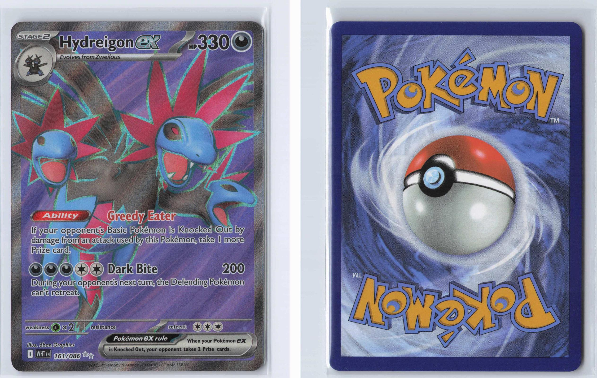 (#161/086) Hydreigon ex - Holo [White Flare]