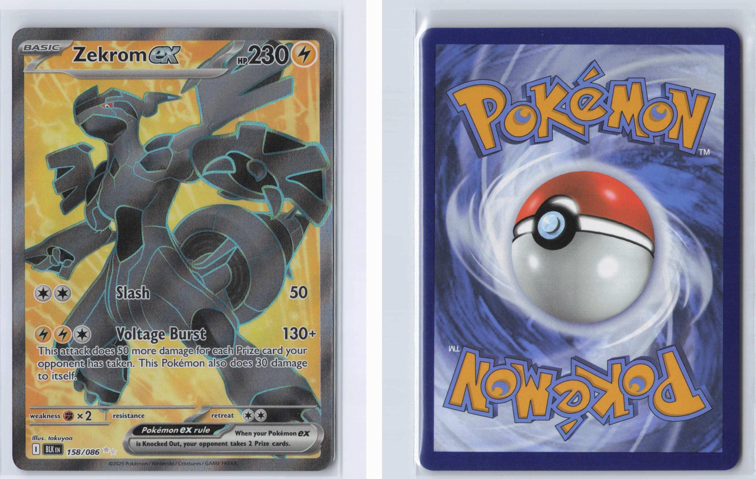 (#158/086) Zekrom ex - Holo [Black Bolt]