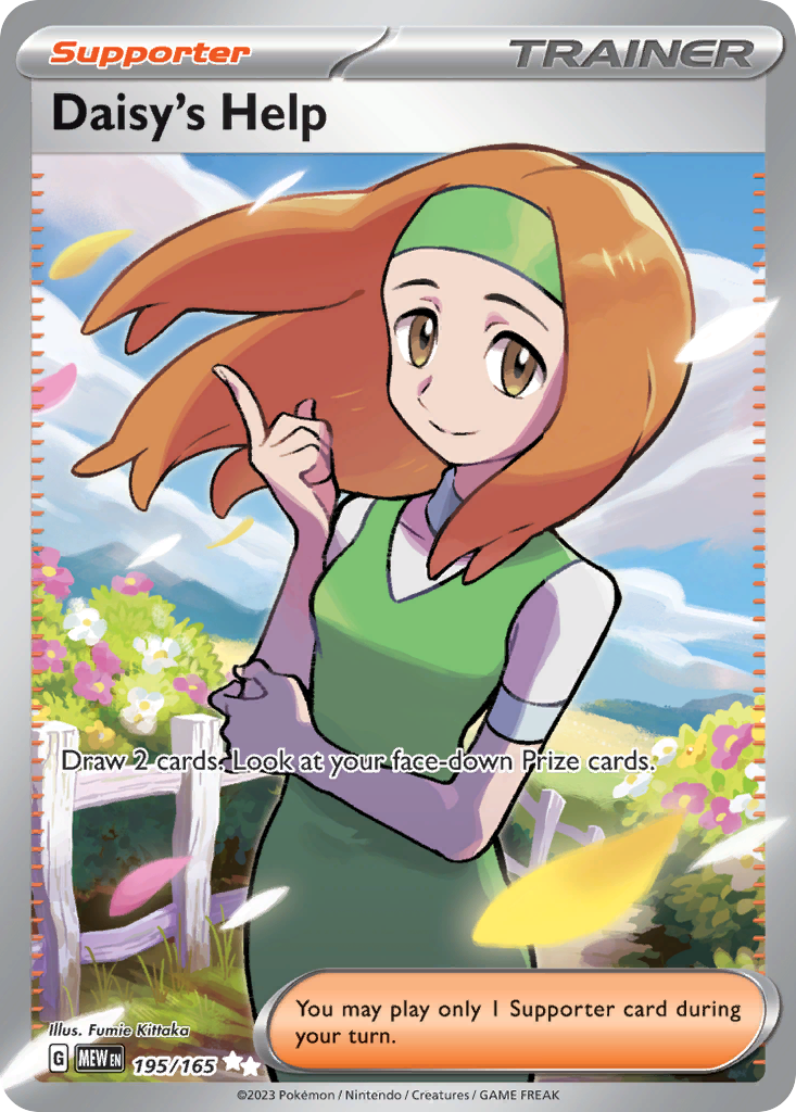 (#195/165) Daisy's Help - Holo [151]