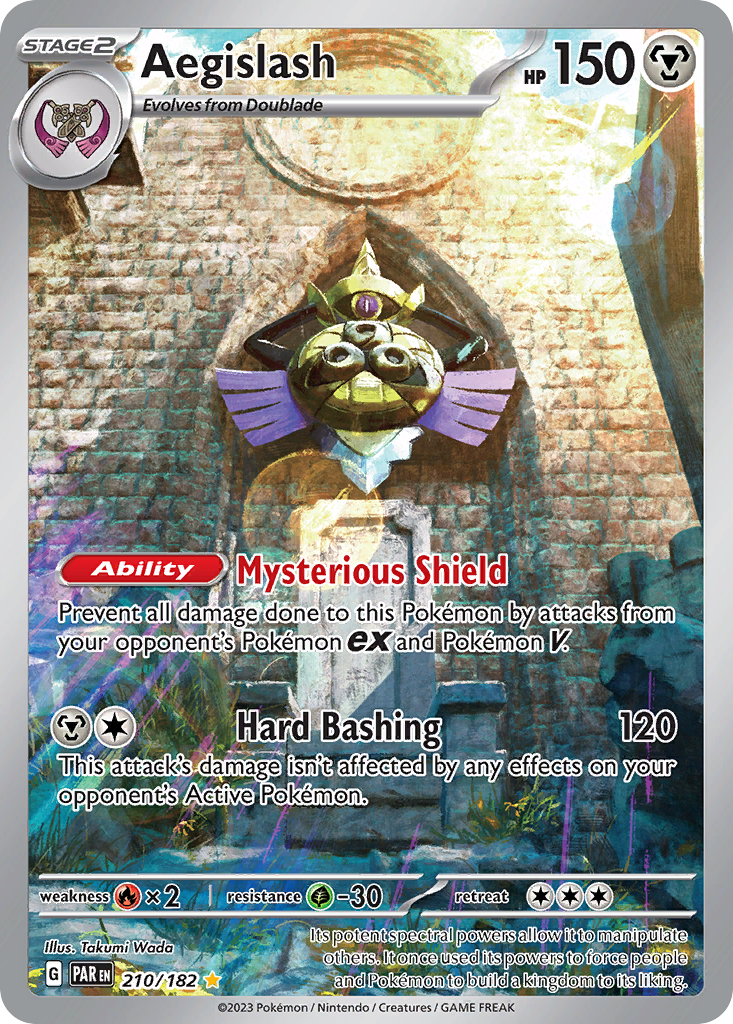 (#210/182) Aegislash - Holo [Paradox Rift]