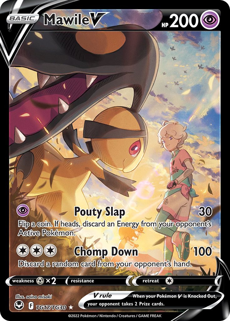(#TG17/TG30) Mawile V - Holo [Silver Tempest Trainer Gallery]