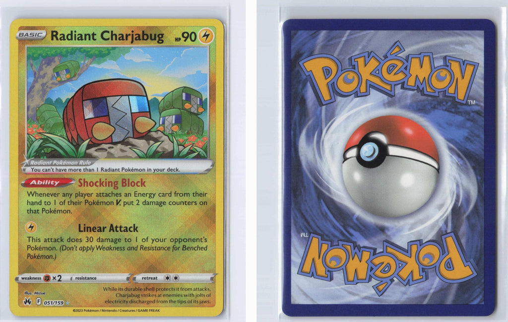 (#051/159) Radiant Charjabug - Holo [Crown Zenith]
