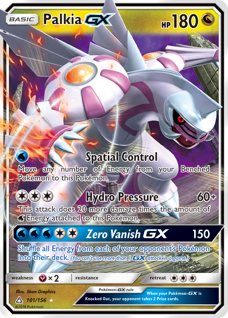 (#101/156) Palkia GX - Holo [Ultra Prism]