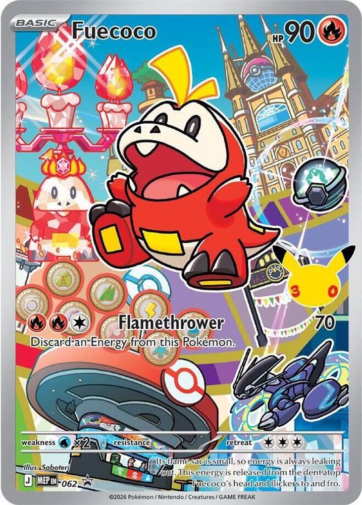 (#062) Fuecoco - Holo [First Partner Collection 2026]