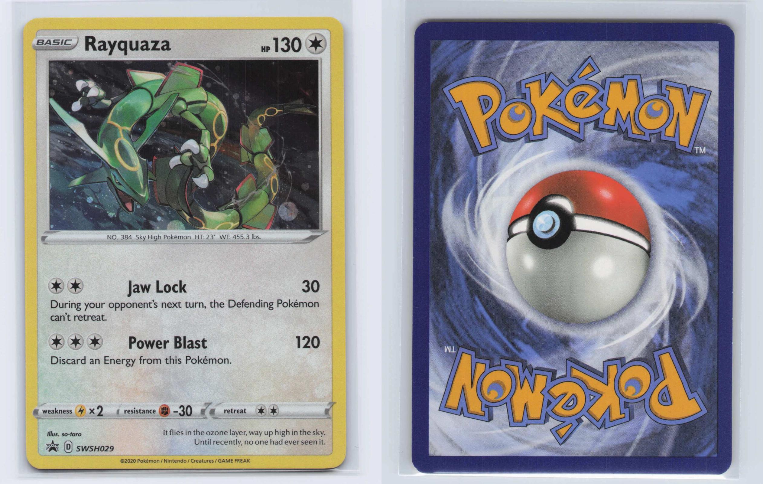 (#SWSH029) Rayquaza - Holo [Sword & Shield Promo]