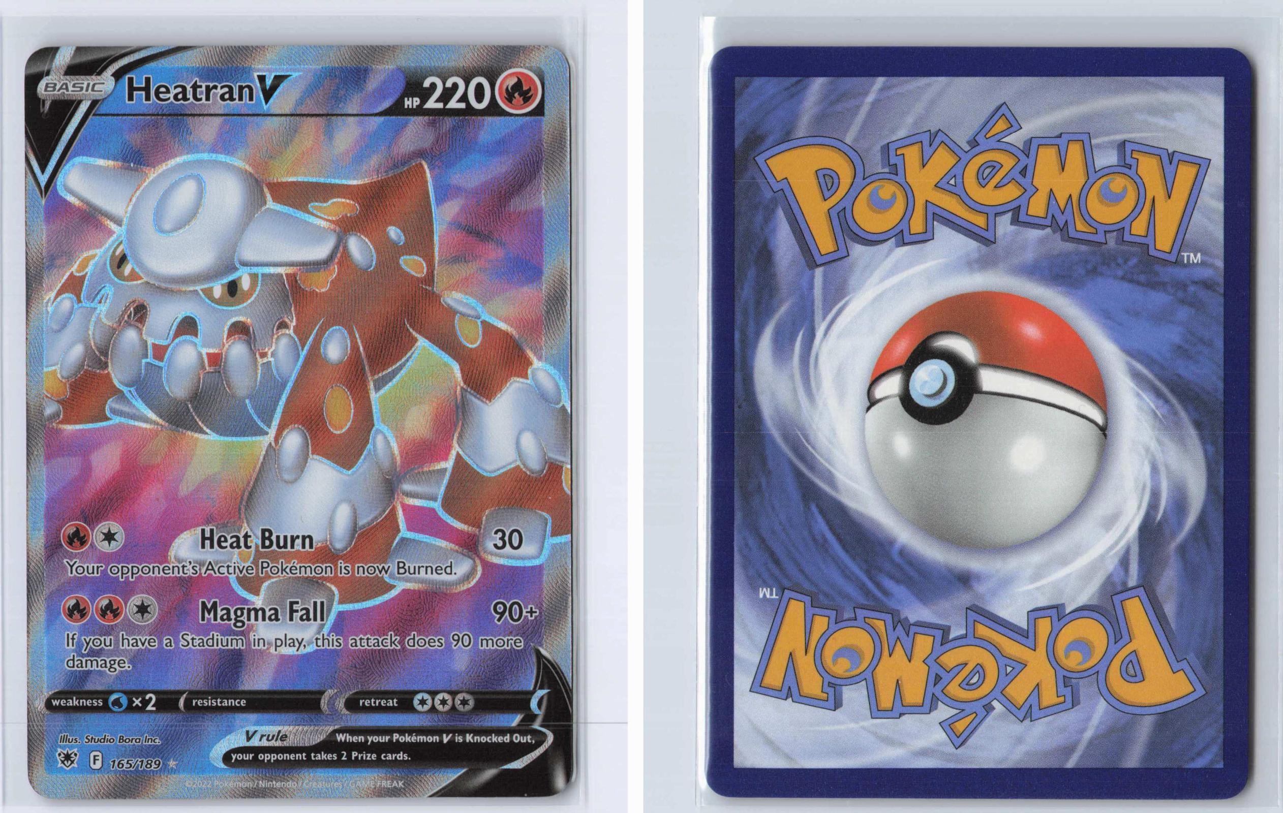 (#165/189) Heatran V - Holo [Astral Radiance]