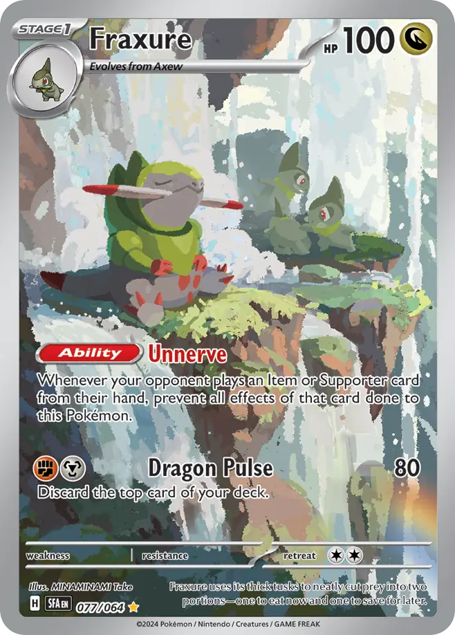 (#077/064) Fraxure - Holo [Shrouded Fable]
