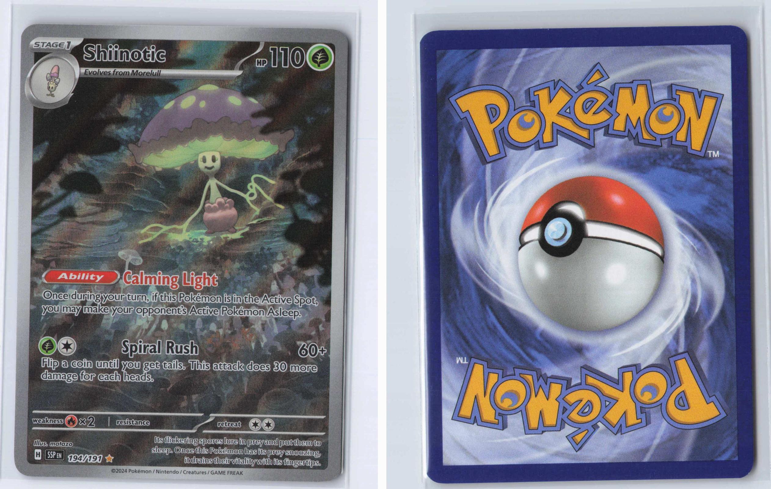 (#194/191) Shiinotic - Holo [Surging Sparks]