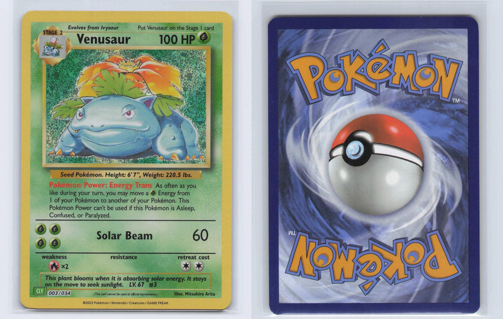 (#003/034) Venusaur - Holo [Trading Card Game Classic]