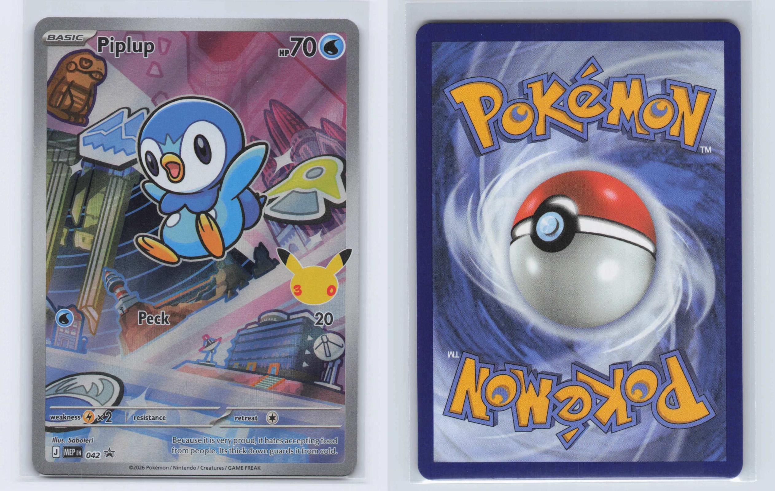 (#042) Piplup - Holo [ME: Mega Evolution Promo]