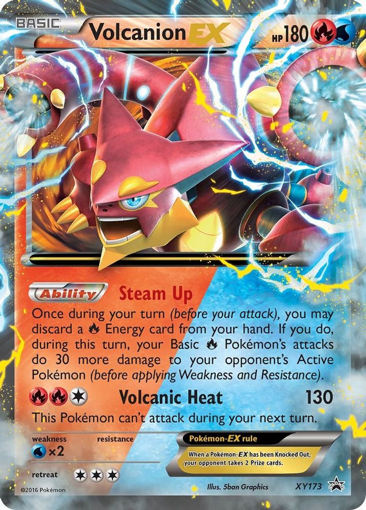 (#XY173) Volcanion EX - Holo [XY Promo]