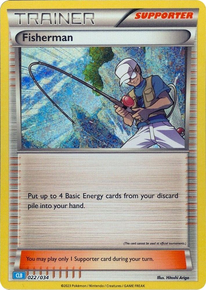 (#022/034) Fisherman - Holo [Trading Card Game Classic]