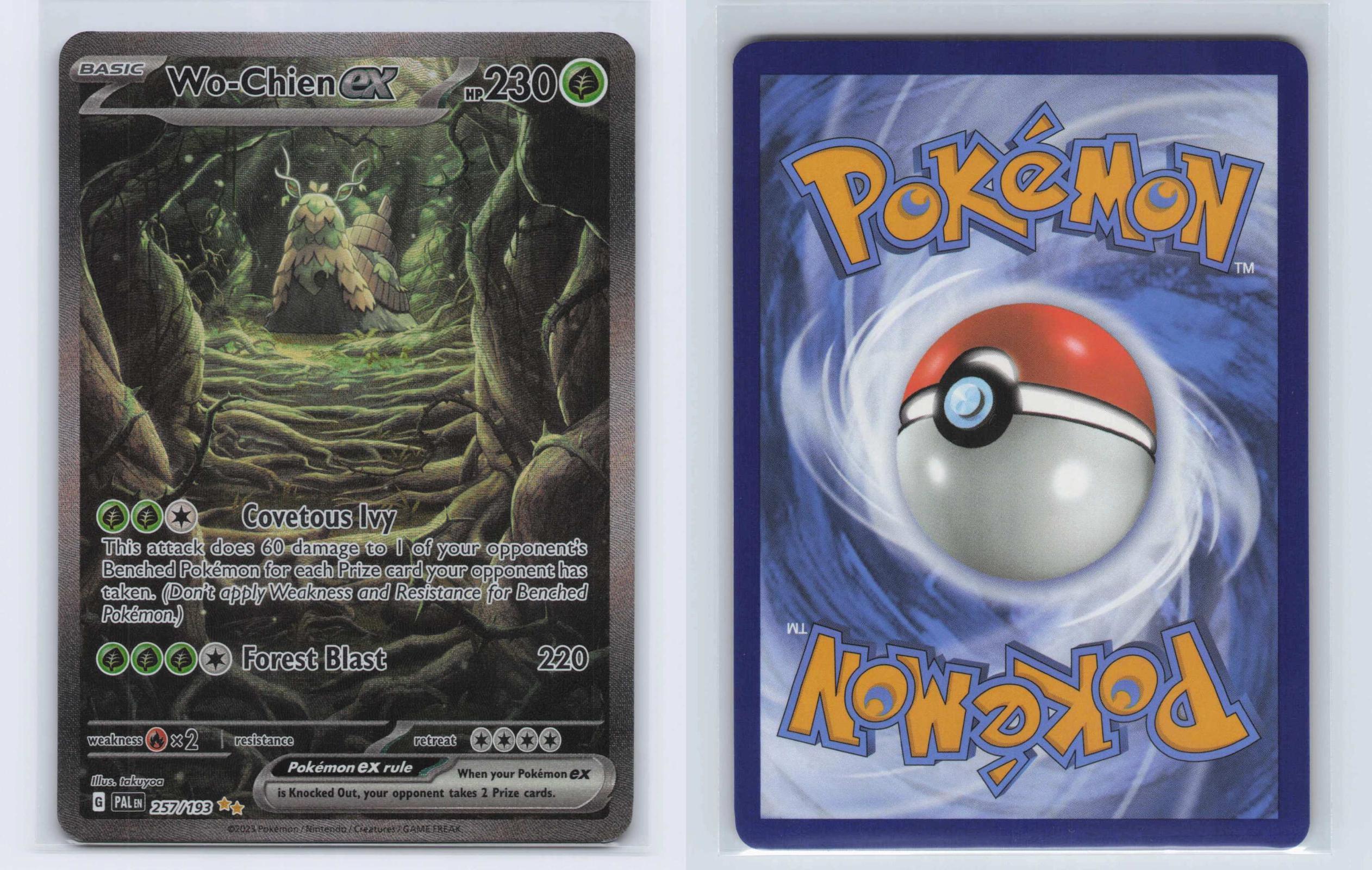 (#257/193) Wo-Chien ex - Holo [Paldea Evolved]